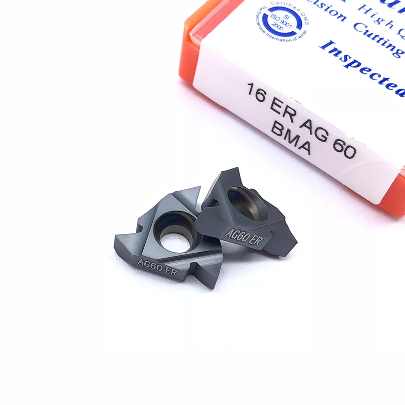 10pcs 100% 원래 Carmex16ER AG60 AG55 A60 G55 16IR BMA Carmex CNC 스레드 카바이드 블레이드 선반 터닝 블레이드 도구