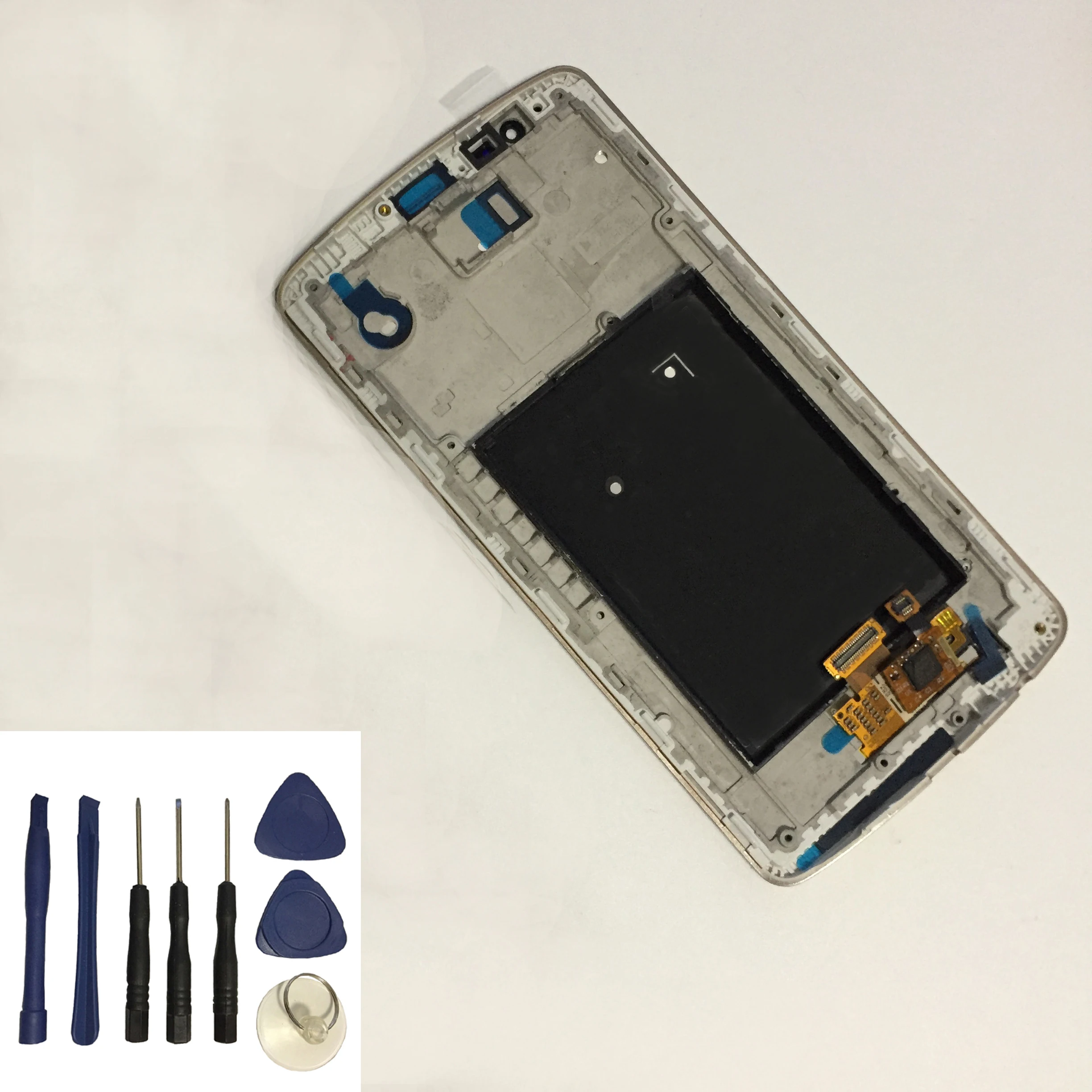 Для LG G3 LCD D850 D851 D855 черный/белый/золотой сенсорный экран и ЖК-дисплей модуль