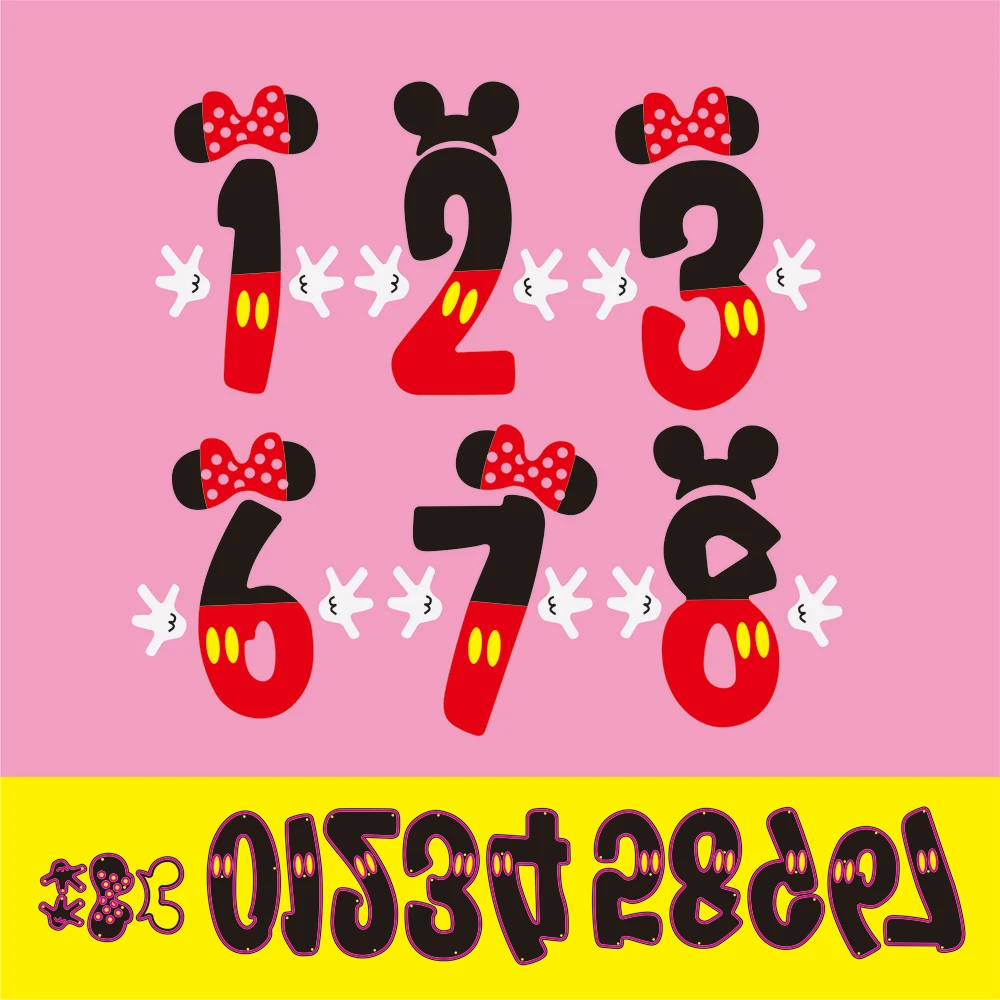 Lovely number alphabet Metal Cut Dies Stencils for DIY Scrapbooking Stampphoto album Decorative Embossing DIY Paper Card