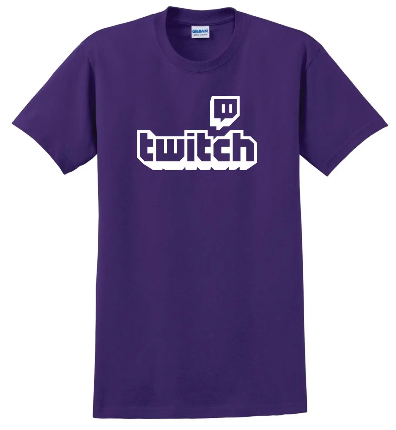 Футболка TWITCH tv Gamer из тяжелого хлопка размеры: маленькие-XXL |