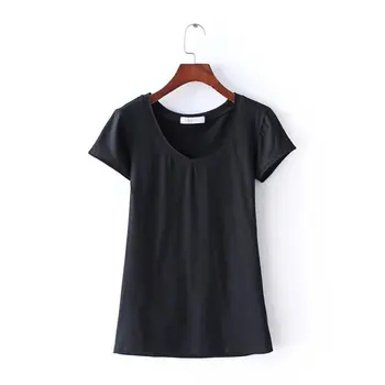 

2018 new fashions summer wear T-Shirts simple cartoon design bottoming Jersey jacket