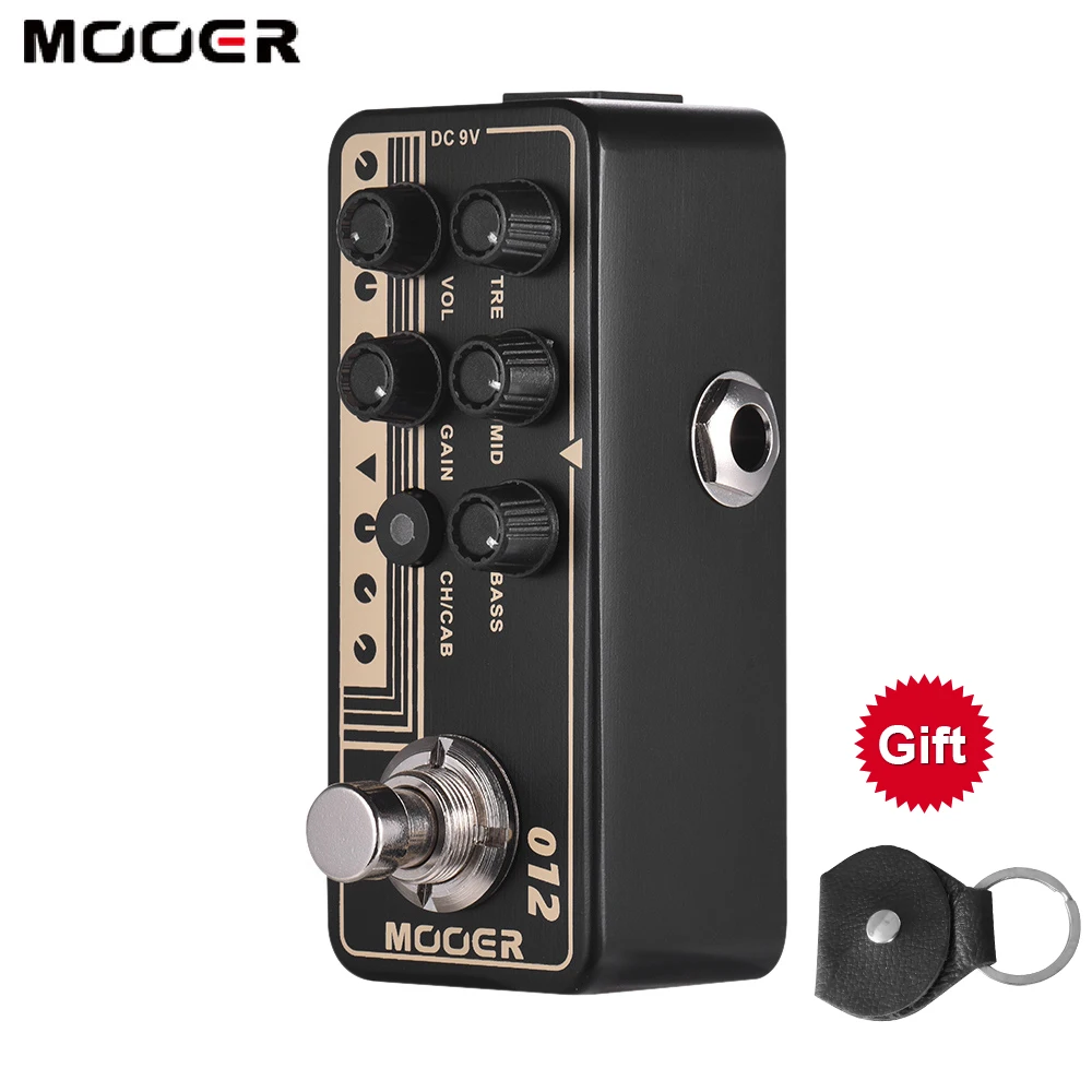 Mooer M012 Us Gold 100 Electric Guitar Effects Pedal Stompbox High Gain