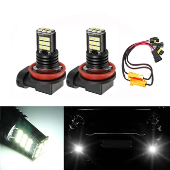 

2x Super White H8 H11 CREE Chip 3030SMD 24LED Fog Light Driving Bulbs No Error For Mercedes Benz W211 W212 W164 W221