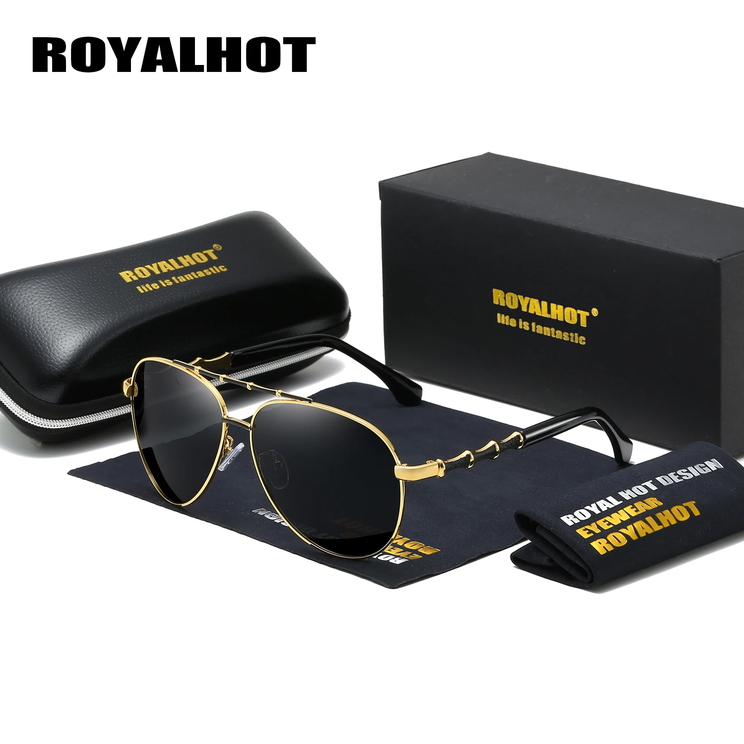 Очки солнцезащитные RoyalHot мужские/женские поляризационные модные солнечные очки