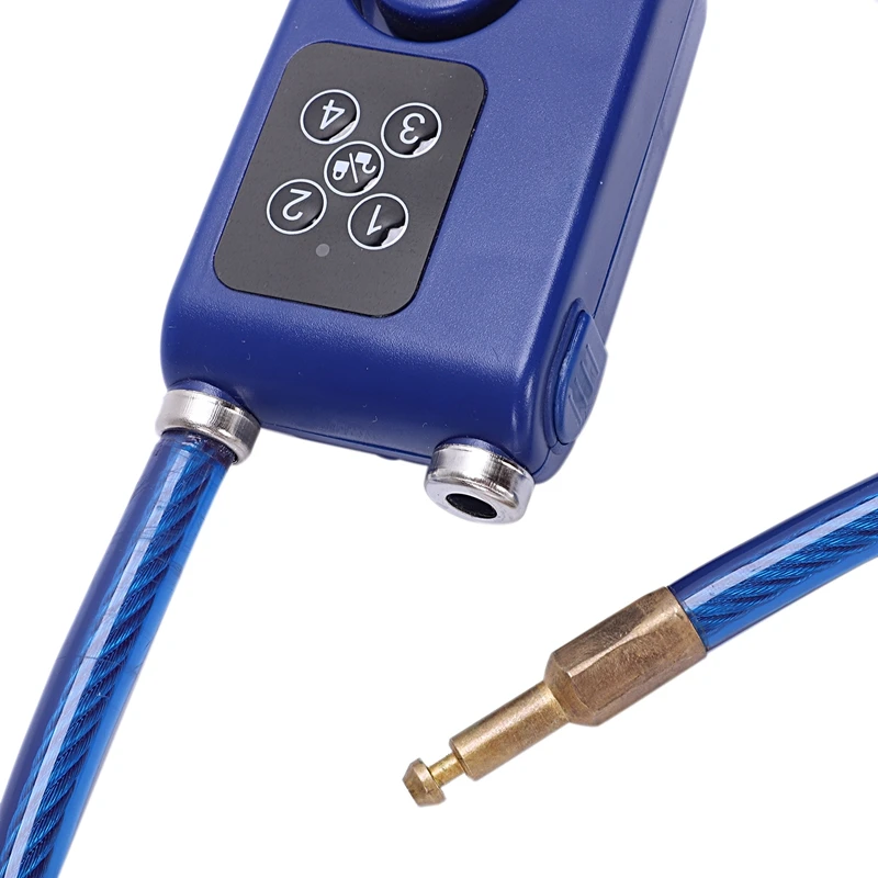 Y787R Bike Lock Anti-Theft Security Wireless Remote Control Alarm Lock 4-Digit Led