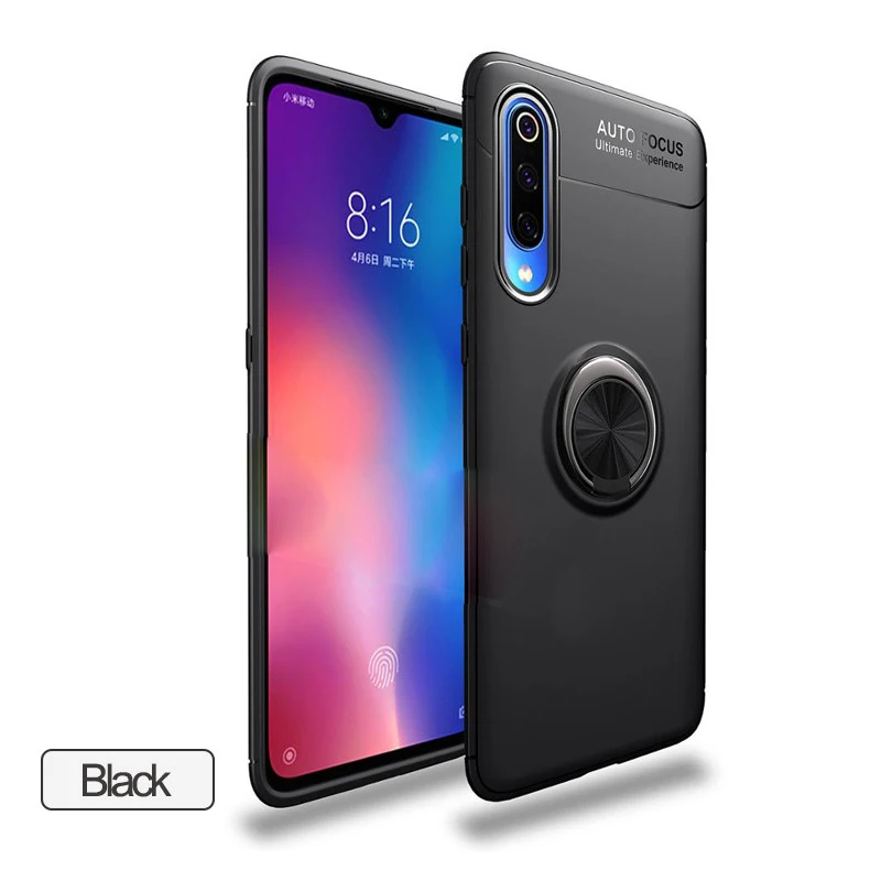 ALLOPUT 3D стекло xiaomi a3 закаленное стекло Xiaomi Mi A3 против царапин полное покрытие MIA3 XIAOMI защитное стекло на сяоми ми а3 Xiaomi a3 стекло Xiaomi mi a3 сяоми ми а3 стекло - Цвет: Black Ring Case