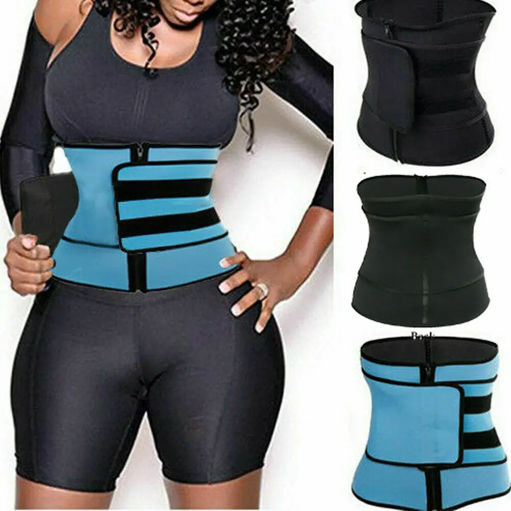 High Quality Men Women Unisex Tummy Waist Trainer Cincher Sweat Belt Gym Sports Burn Fat Slim Body Shaper Shapewear | Женская одежда