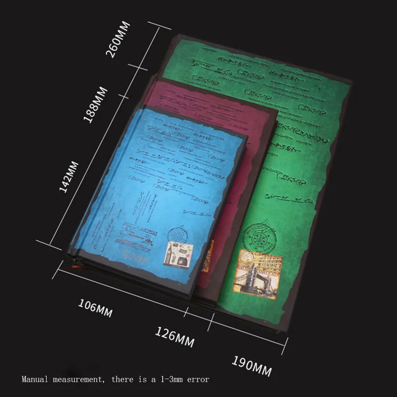 Креативная Европейская и американская учетная запись для путешествий, записная книжка kawaii, записная книжка, записная книжка в винтажном стиле