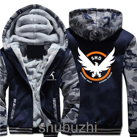 same as picture Tom Clancy's The Division SHD толстовка с капюшоном, пальто, костюм, свитер на молнии, супер теплая утолщенная флисовая верхняя одежда - Цвет: same as picture