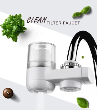 

Tap Water Purifier Kitchen Faucet Washable Ceramic Percolator Mini Water Filter Filtro Rust Bacteria Removal Replacement Filter