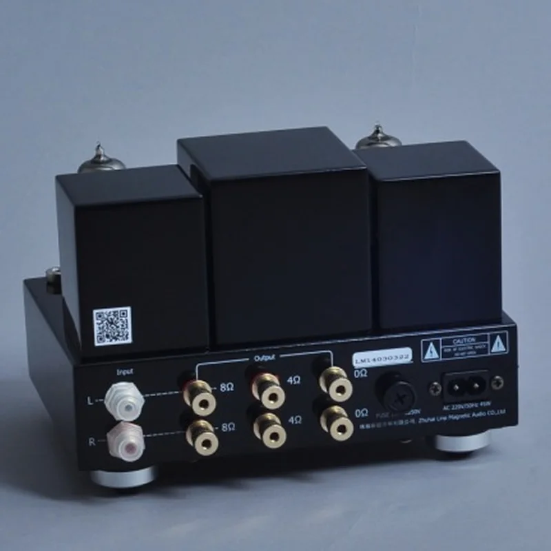 Линейный магнитный LM-Mini218IA Мини ламповый усилитель EL84 одноконцевая трубка, 3W+ 3W, 0 Гц~ 50 кГц(-1.5дб), искажение 1%(1 кГц