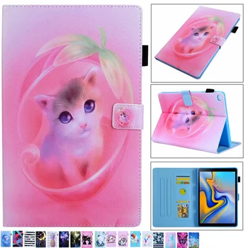 

Tab A 8.0 2019 SM-T295 Flip unicorn Stand wallet Case For Samsung Galaxy Tab A 8.0 2019 T290 T295 T297 Tablet Cover + film