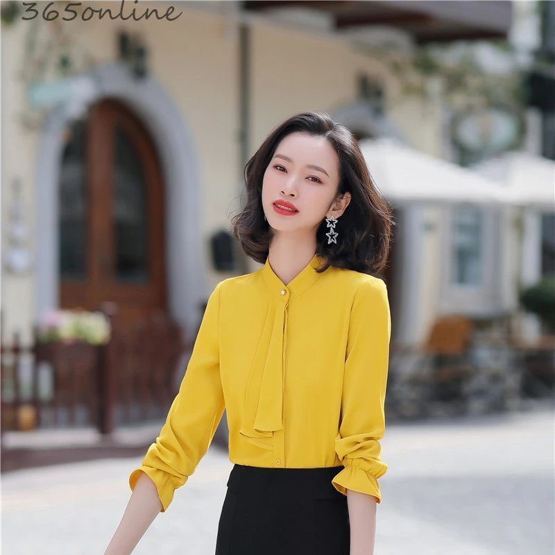 Chiffon Blouse OL Tops Clothes|Blouses 