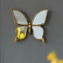 Light luxury retro resin dragonfly ornaments creative living room butterfly background wall decoration pendant