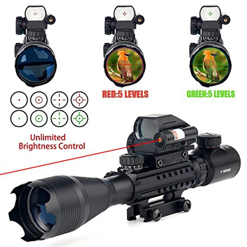 4 16X50 EG Air Rifle Gun Riflescope наружная охотничья Оптика телескопа красный зеленый lluminated