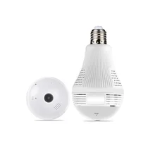 Светодиодный светильник 720P Беспроводная панорамная Домашняя безопасность WiFi CCTV рыбий глаз лампа ip-камера в форме лампы 360 градусов Домашняя безопасность защита от взлома