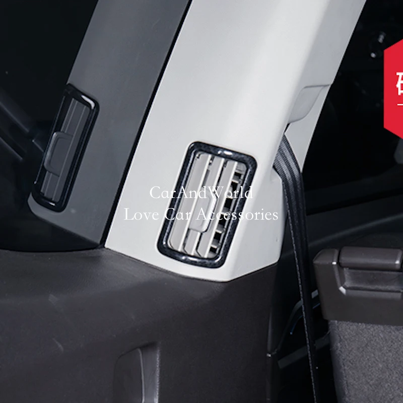 Для Volkswagen VW Teramont Atlas задний кондиционер на выходе вентиляционная Крышка для интерьера оконная стойка отделка автомобильные аксессуары