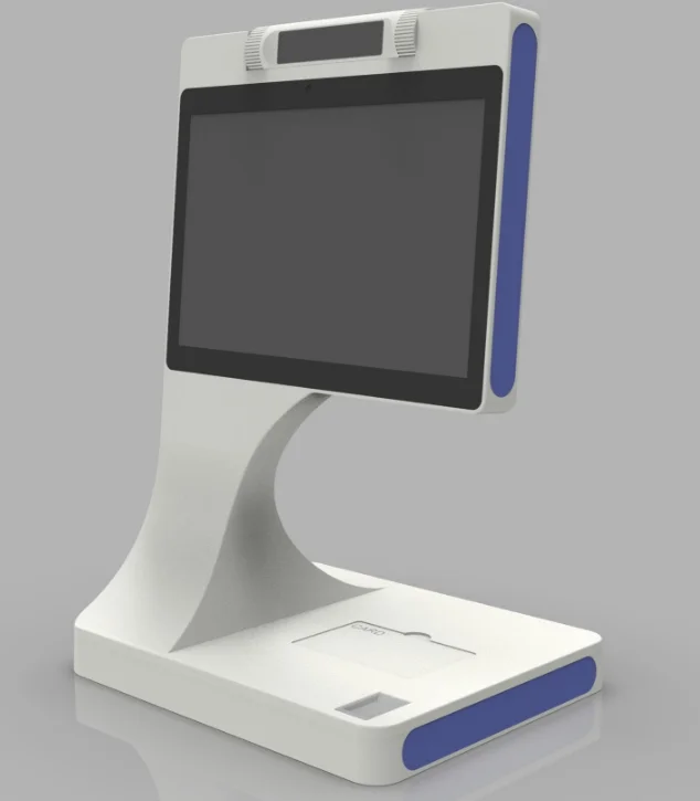 Устройство распознавания лица для гостей с двойным экраном, настраиваемый сканер для паспорта, считыватель карт OCR