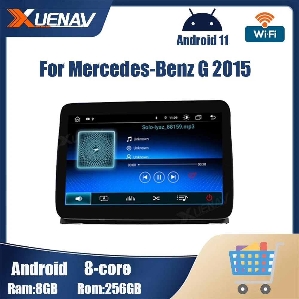 

Android 11 Car dvd radio multimedia For Mercedes Benz G 2015 GPS Navigation Car radio For Benz 256GB CARPLAY