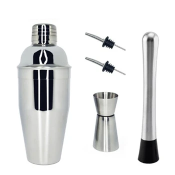 

Cocktail Shaker 550Ml Stainless Steel Wine Shaker Mixer Bar Party Bartender Tools Bar Accessories