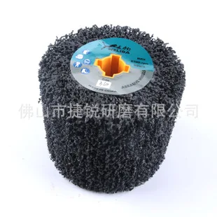 115MM Black Edition Grinding Straight Connector-Black Pearl Fiber Polishing Pad Paint Grinding Wheel Grinding qi wangcz Stainles