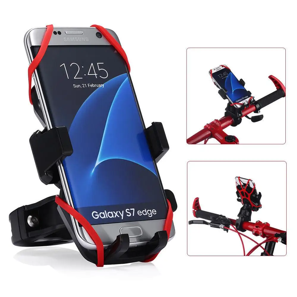 Universal Motorcycle Bicycle Phone Holder Bike Handlebar Mount GPS Bracket | Дом и сад
