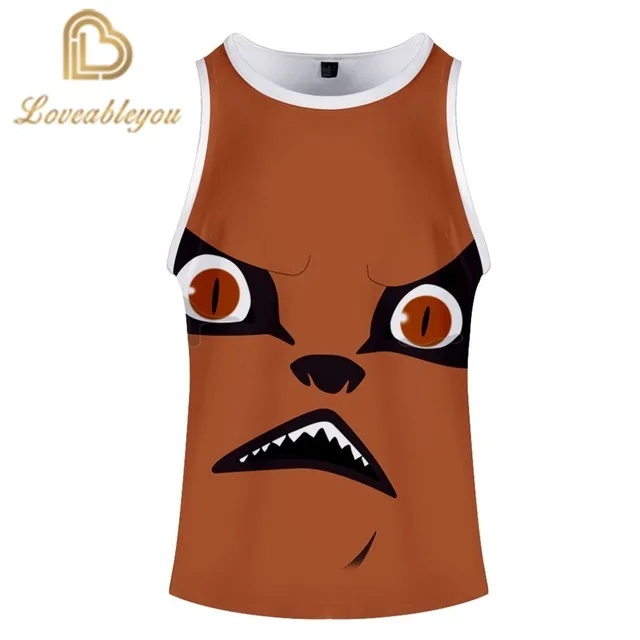 Pemela Mens Cool Naruto Tank Tops 3d Anime Uzumaki Print Tanktops Sleeveless Muscle Workout Casual Tees Tshirts S Xxl Novelty Clothing Ekoios Vn