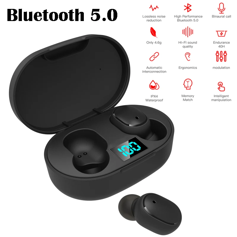 Bluetooth 5,0 наушники TWS беспроводные гарнитуры Blutooth наушники Handsfree музыка спортивные наушники игровая гарнитура телефон