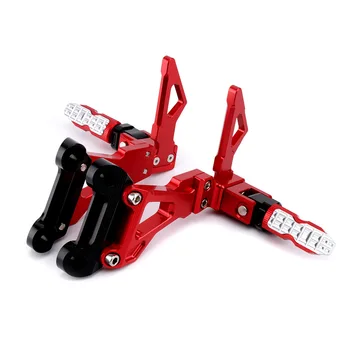 

For Honda CB650F CBR650F 2014-2016 2017 2018 Motorcycle CNC Aluminum Alloy Accessories Rear Sets Rearset Footrest Foot Rest Pegs