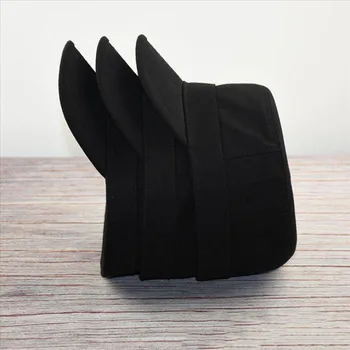 

Solid color no decoration military cap sealing fixed head circumference flat top hat boutique male hat blue middle-aged men hat