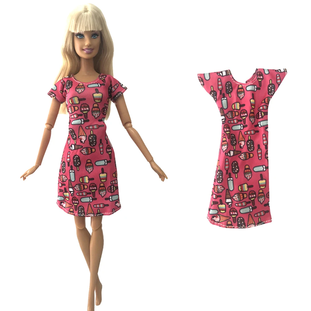 NK-vestido rojo de muñeca Barbie, ropa bonita, minifalda, camisa de  carreras, accesorios, juguetes, regalo para niñas, 283B, 6X - AliExpress  Juguetes y pasatiempos