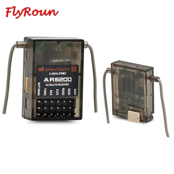 

AR6200 Receiver With 2.4GHz Self-frequency Satellite Receiver For DSMX DSM2 11MS 22MS WALKERA Devo 7E 10 8s 12s