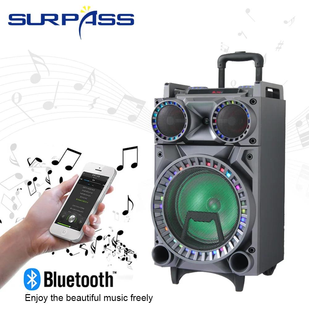 Портативная беспроводная Bluetooth Колонка для караоке сабвуфер динамик