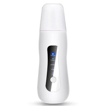 

Electric Ultrasonic Face Spatula Machine Shovel Skin Scrubber Galvanic Pore Cleansing to Remove Blackheads Instrument
