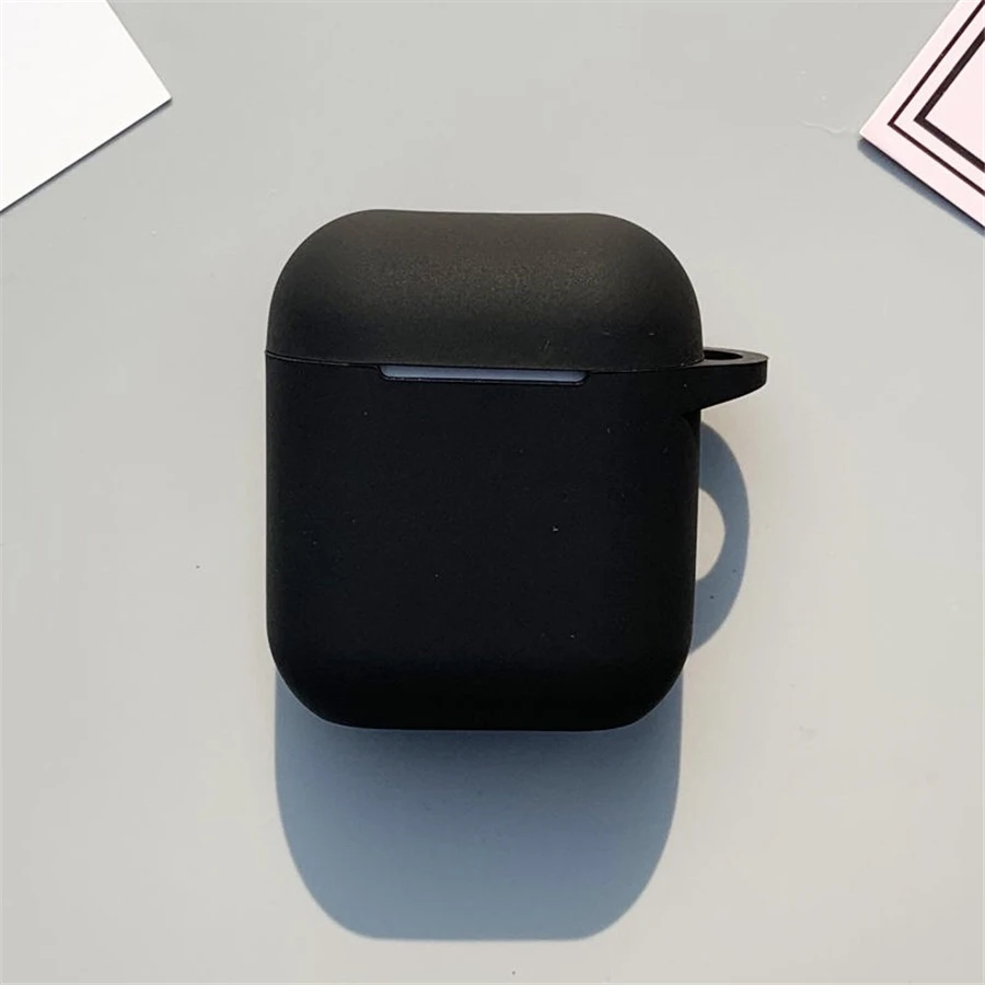 08 Рождественская серия для Apple AirPods, Bluetooth чехол для наушников, мультяшный защитный силиконовый мягкий чехол для Air pods 1 2, милый чехол - Color: 08