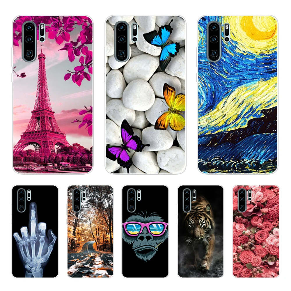 Женский чехол для Huawei P30 Pro силиконовый из ТПУ задняя крышка телефона 30 Lite|Бамперы|