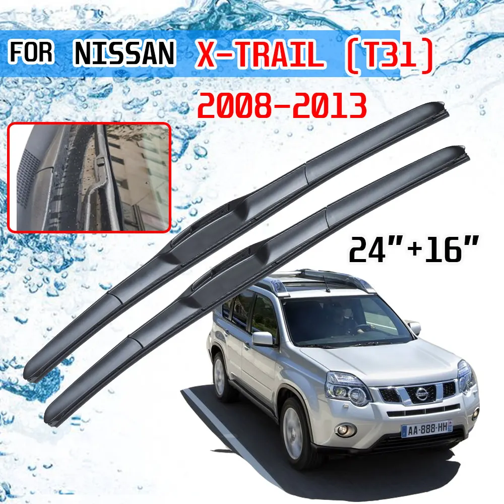 Accesorios para Nissan x-trail 2008 2010 2011 2012 2013, limpiaparabrisas delantero de coche, escobillas, cortador, tipo U J AliExpress Automóviles y motocicletas