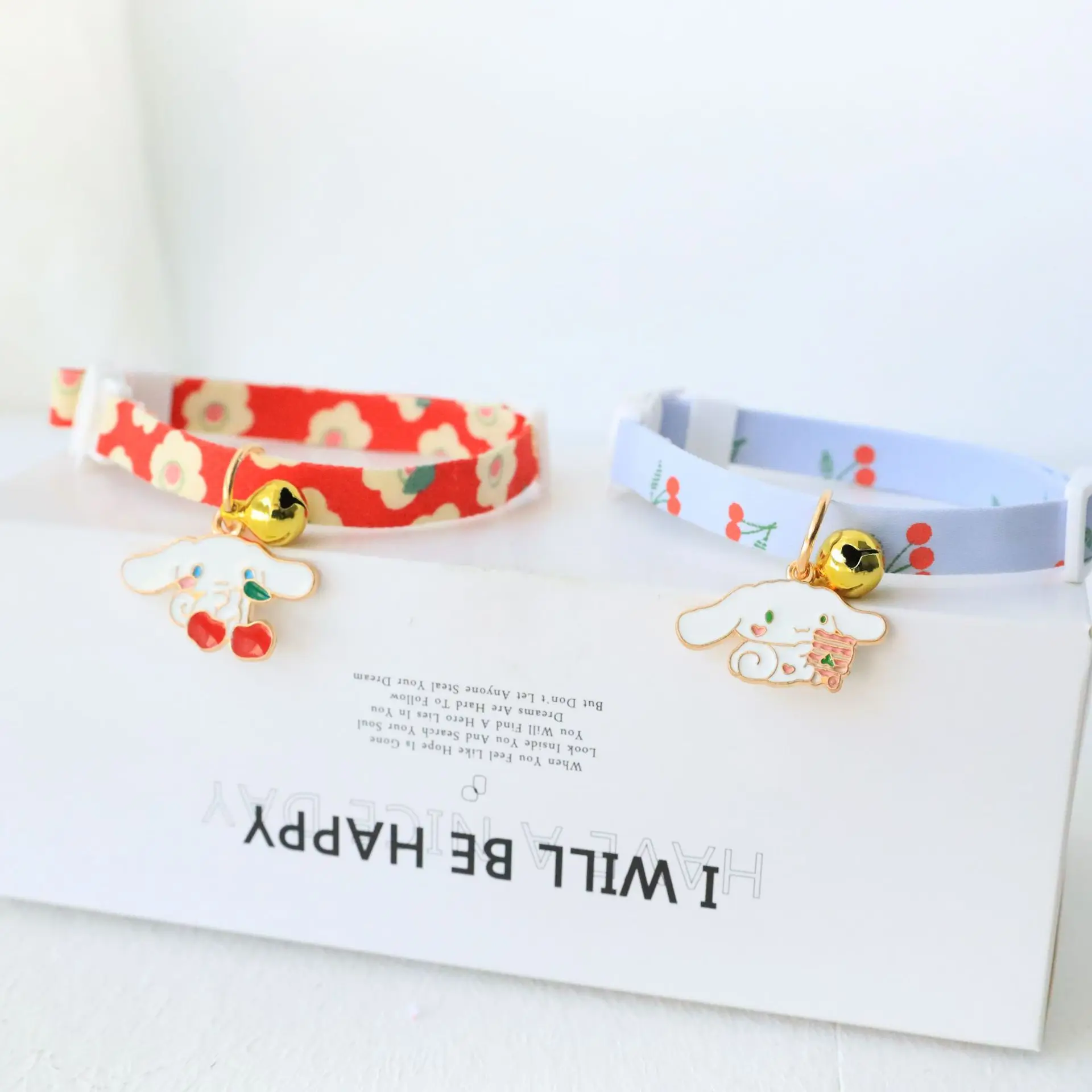 Christmas Innovation Cat Collar Funny Rabbit Kitten Puppy Necklace Adjustable Nylon Pet Dog Colars Cat Accessories 1PCS 18-30CM