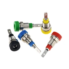 5PCS 10A Bunte 2mm Banana Stecker Isolierte Terminal Banana Jack Weibliche Jack Panel Test Buchse Für Multimeter instrument