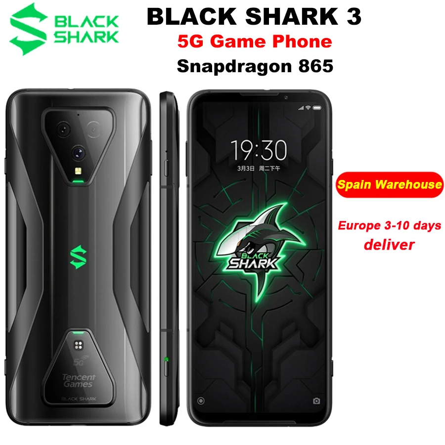 Global Version Xiaomi Black Shark 3 Game Phone 5G Dual SIM 6.67 Global Version Xiaomi Black Shark 3 Game Phone 5G Dual SIM 6.67