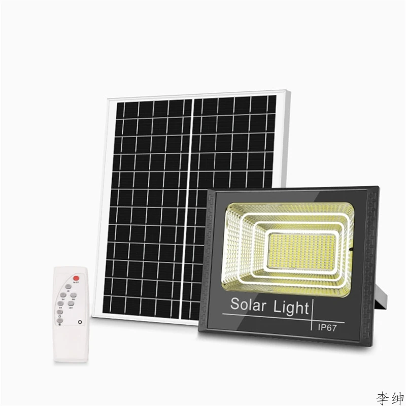 Holofotes sem Fio ao ar Livre à Prova Lâmpada de Controle Solar Noite Super Brilhante Dwireless Água Lâmpada Alimentado Remoto Luminárias Ip67 Led Luz