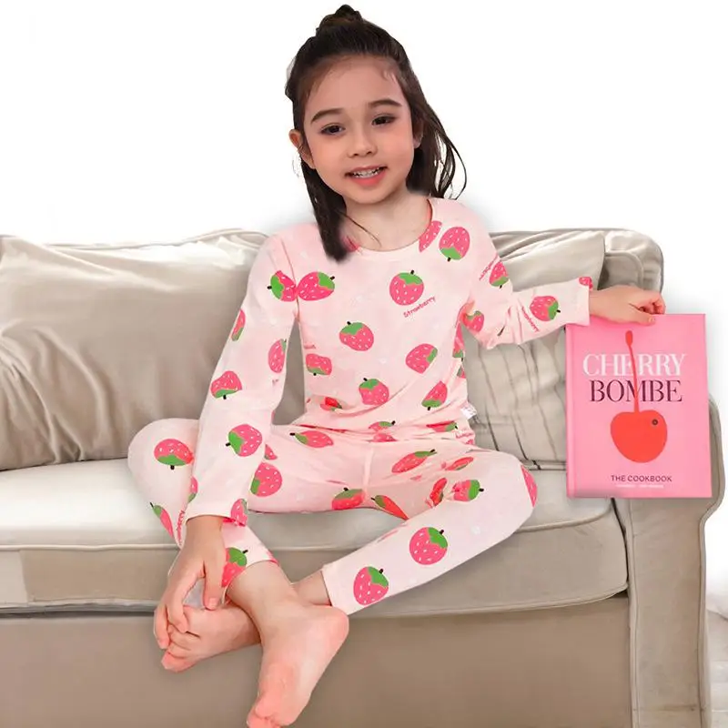 

Baby Pajamas Sleepwear Sets Boys Girls Animal Cartoon Knitting Cotton Nightwear Clothes Kids Autumn Winter Clothing set