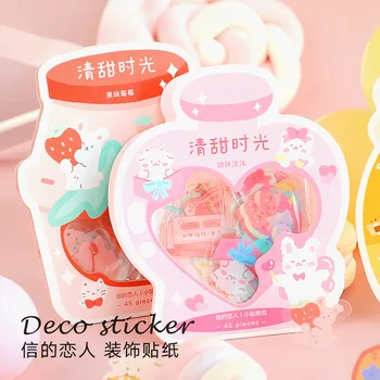 

12sets/lot Kawaii Stationery Stickers Sweet time Diary Planner Decorative Mobile Stickers Scrapbooking DIY Craft Stickers