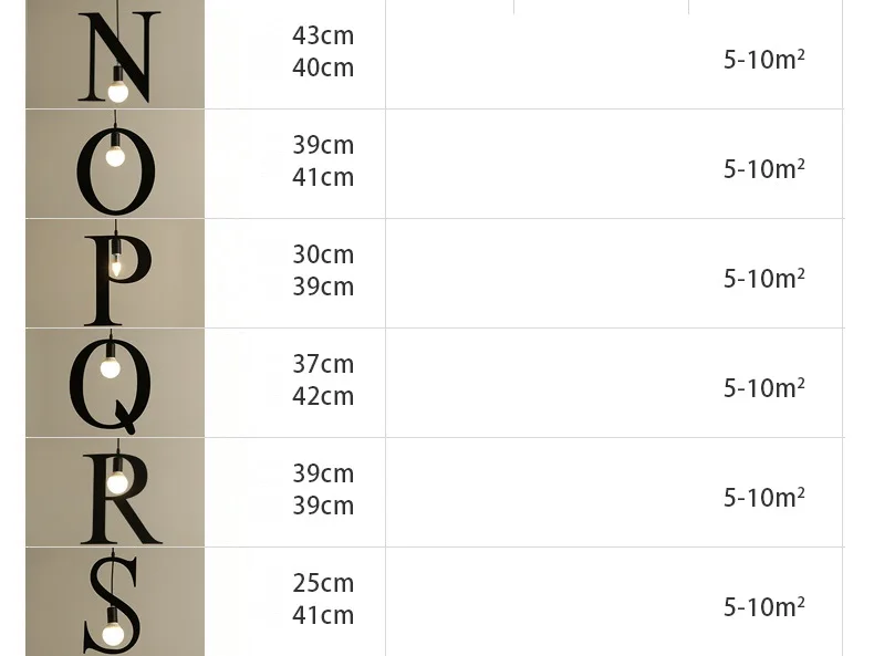 letter alphabet lamp light (11)