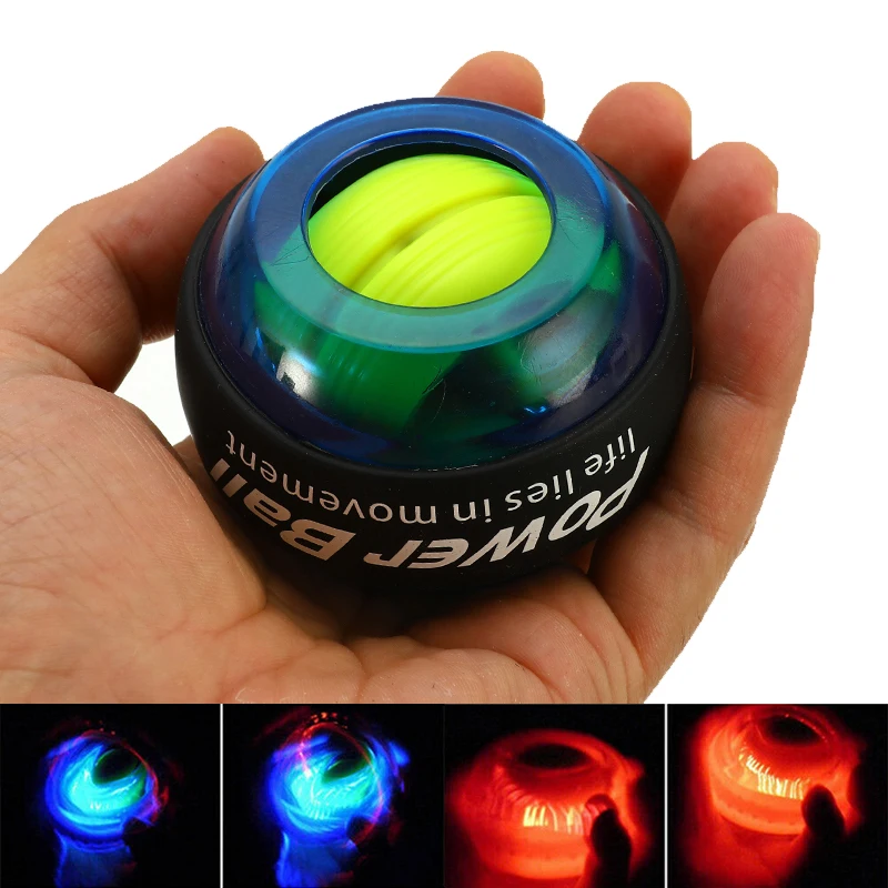 

LED Wrist ball Trainer Relax Gyroscope Ball High Quality Muscle Power Ball Gyro Arm Exerciser Strengthener Fitness Equipments