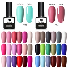 Одноцветный Гель-лак для ногтей NEE JOLIE, 8 мл, 20 розовых чистых цветов, светодиодный гель-лампа, впитывающий УФ-гель, Одноцветный гель для дизайна ногтей