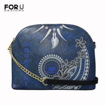 

Ladies Fashion Crossbody Bag Samoa Polynesian Boar Tusk Printing Pu Messenger Bag for Women Mini Casual Sling Bags Mujer 2020
