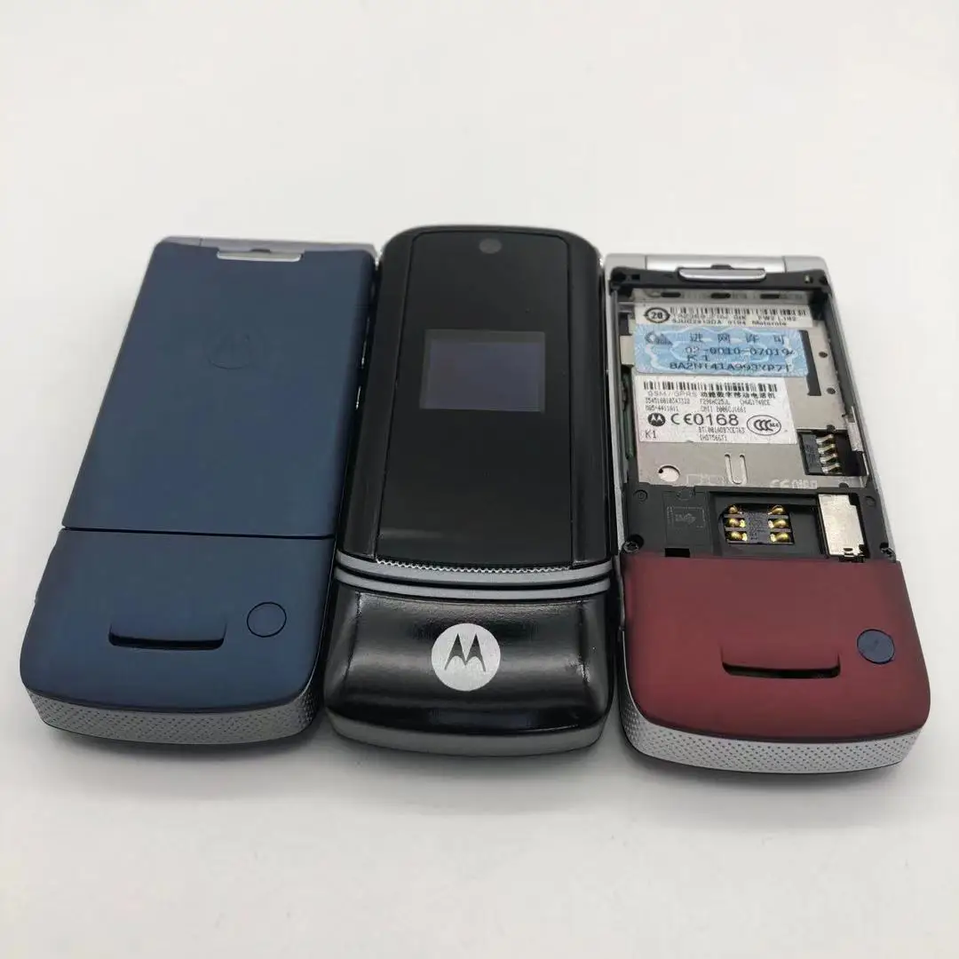 Motorola KRZR K1 Flip Refurbished-Original  Unlocked GSM 850 / 900 / 1800 / 1900 1.9 inches 2 MP Mobile phone   Games apple refurbished iphone