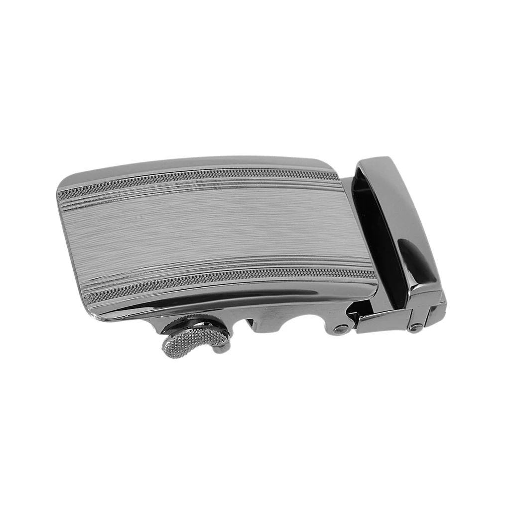 Fashion Ratchet Belt Buckle Only Business Automatic Slide Buckle Fit 3.5cm Belt