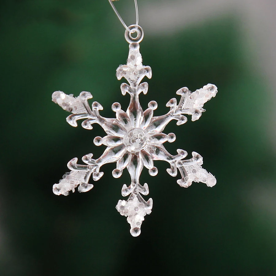 Рождество Снежинка Украшение Reine Des Neiges Navidad Замороженные вечерние зимние